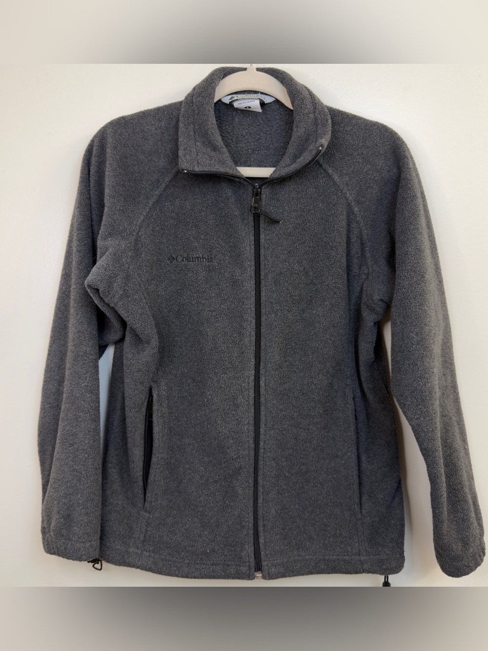 Columbia Women's Full-Zip Gray Fleece Jacket Size Small